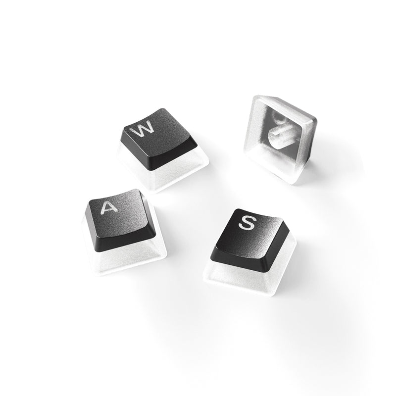 DATABLITZ ECOMMERCE  HYPERX PUDDING KEYCAPS DOUBLE SHOT PBT (WHITE)