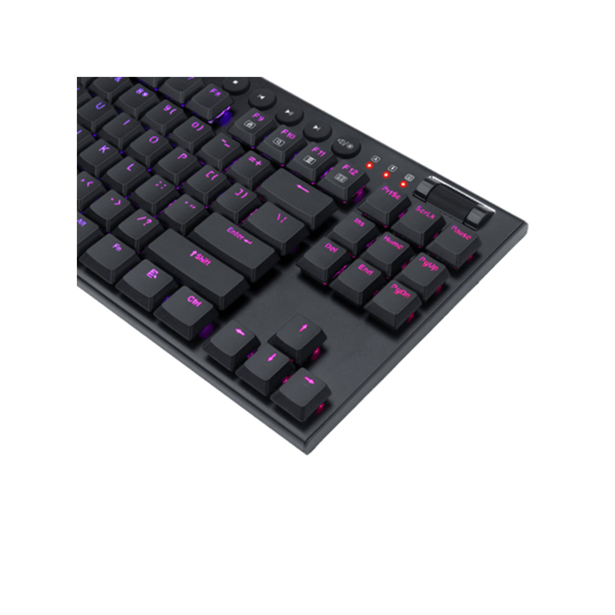 REDRAGON HORUS TKL WIRED RGB MECHANICAL BLACK KEYBOARD (DUST-PROOF RED SWITCH) (K622-RGB) - DataBlitz