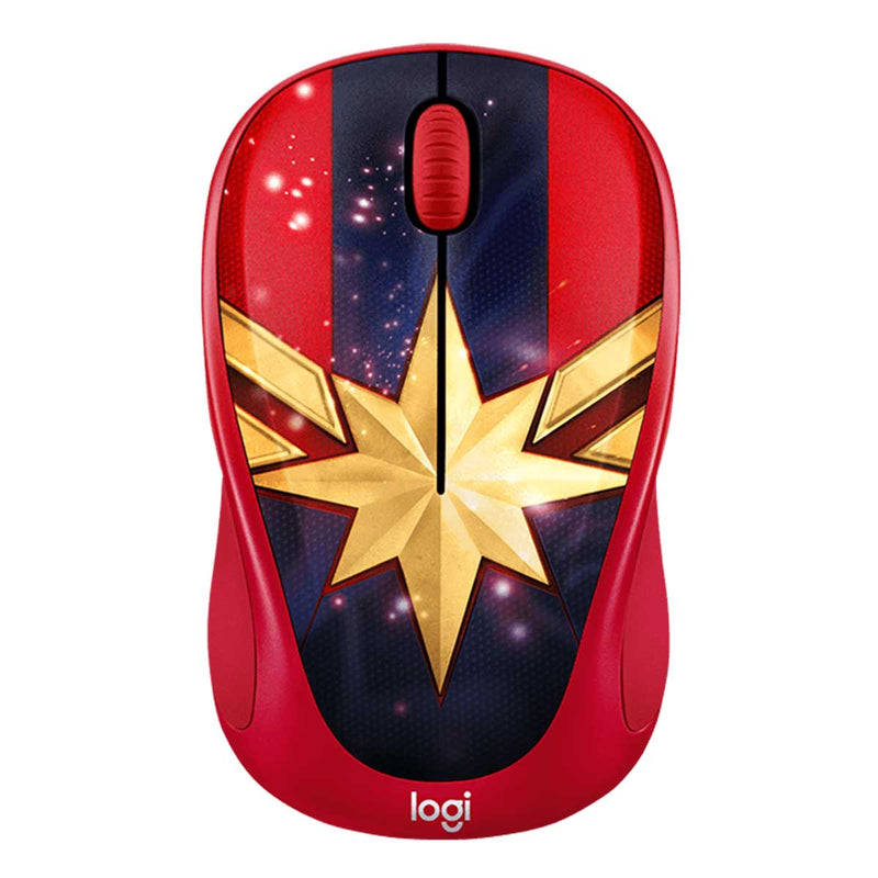 LOGITECH M238 CAPTAIN MARVEL MARVEL COLLECTION WIRELESS MOUSE - DataBlitz