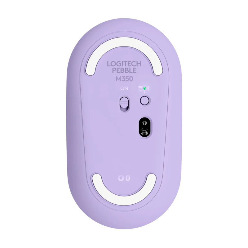 LOGITECH Pebble M350 Wireless Mouse (Lavender)