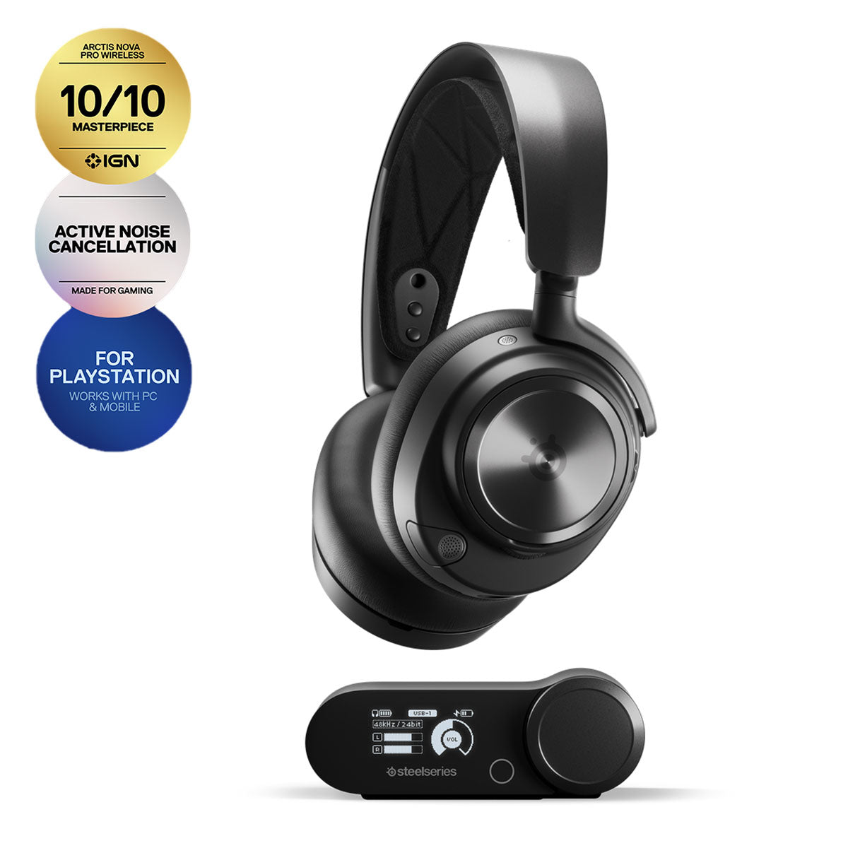 Steelseries Arctis Nova Pro Wireless Gaming Headset Black For PC/ PS5