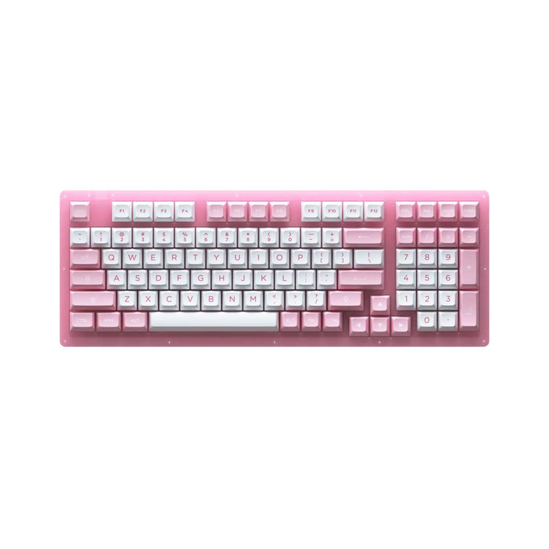 AKKO ACR98 COMBO RGB HOT-SWAPPABLE ACRYLIC MECHANICAL KEYBOARD PRUNUS LANNESIANA (JELLY PINK SWITCH) - DataBlitz