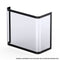 Jonsbo TK-2 ATX Separated Cabinet Computer Case (Black, White)