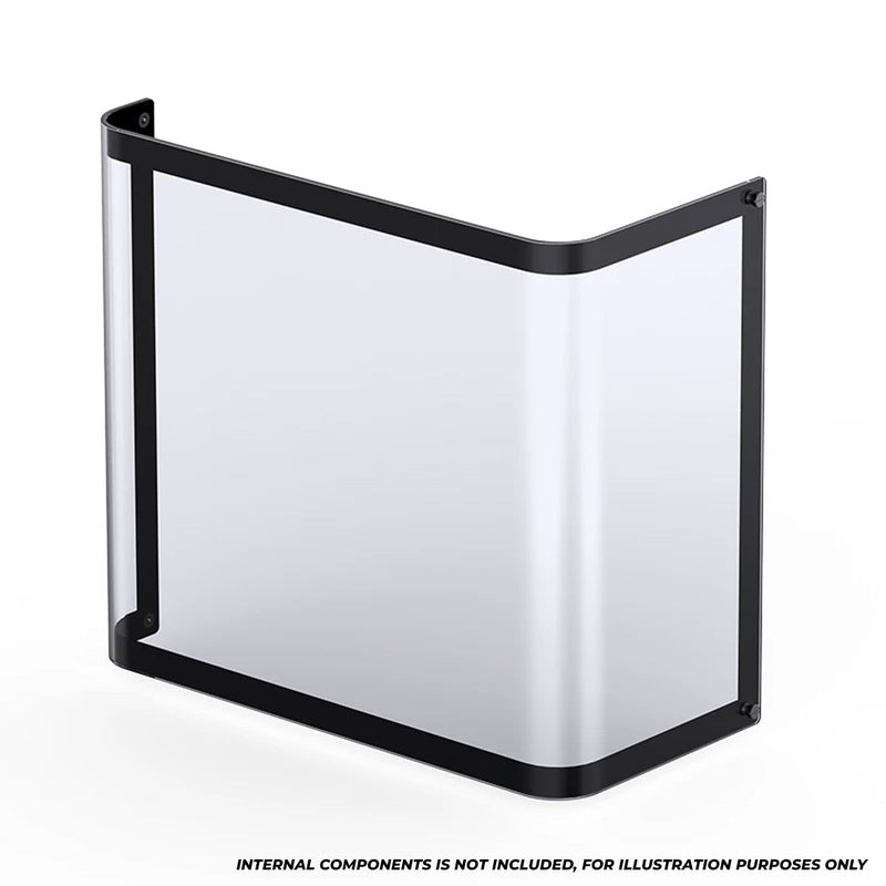 Jonsbo TK-2 ATX Separated Cabinet Computer Case (Black, White)