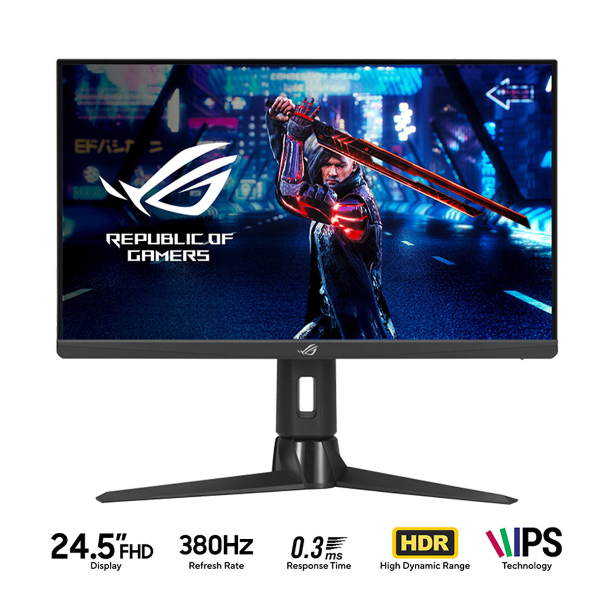 Asus ROG Strix XG259QN 24.5" FHD (1920x1080) IPS 380Hz 0.3ms HDR Ultra Fast Gaming Monitor