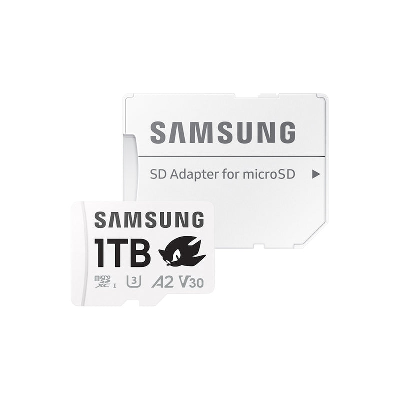Samsung Pro Plus Sonic The Hedgehog UHS-I 180MB/s Read microSDXC Card with Adapter (512GB, 1TB)