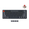 Keychron K12 RGB Backlight Aluminum Hot-Swappable Wireless Mechanical Keyboard (Red Switch) (K12J1)