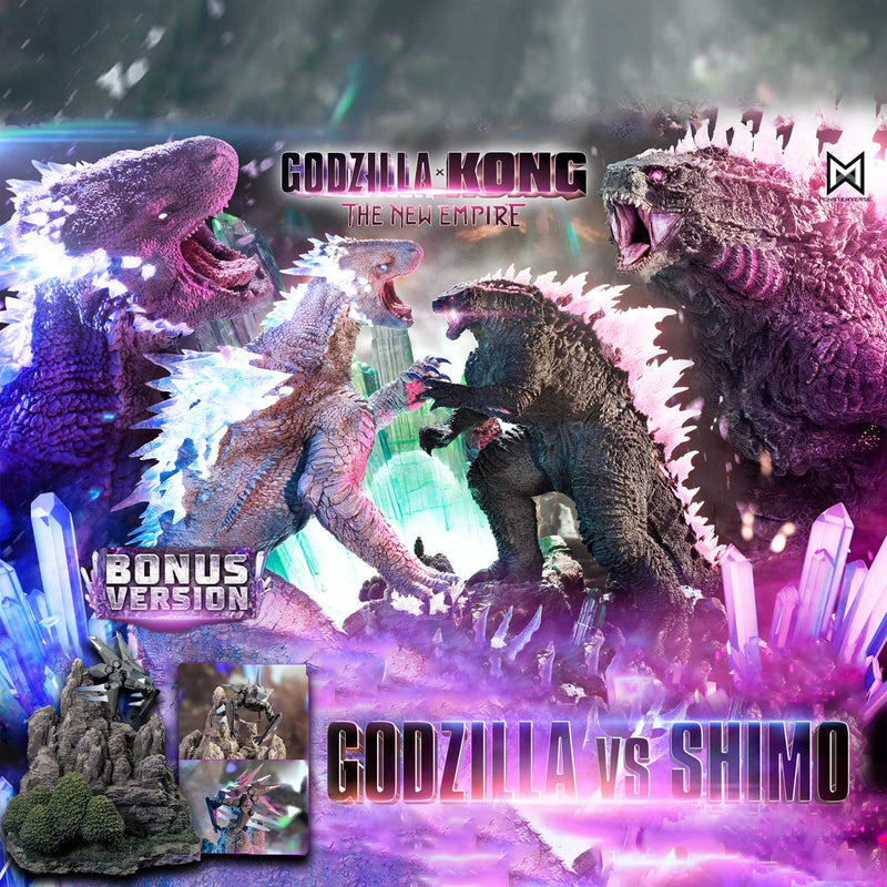 Ultimate Diorama Masterline Godzilla x Kong: The New Empire Godzilla vs. Shimo (Bonus Version) Pre-Order Downpayment