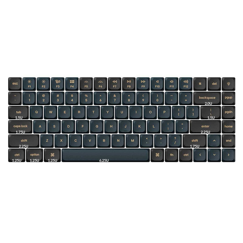 Keychron Low Profile Double Shot PBT LSA Full Set 133 Keys Keycap Set Version 2 (Knight) (PBT-58)