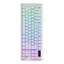Ajazz MK87 Pro RGB Tri-Mode Mechanical Keyboard (Original Contour White) (White Peach Switch)