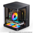 Jonsbo TK-1 M-ATX Separated Cabinet Computer Case (Black, White)