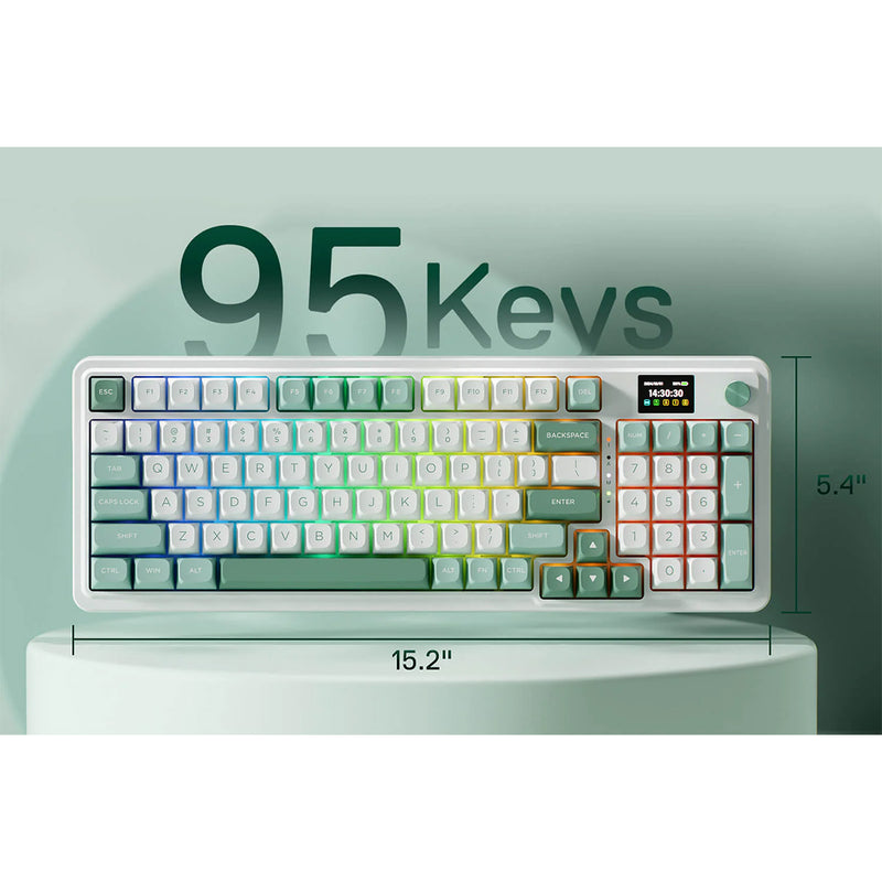 Redragon K530 Pro 60% Tastiera Meccanica RGB Wireless, BT/2.4Ghz/Cavo, 61 Tasti, Compatta, Hot Redragon K530 Pro 60% Tastiera Meccanica RGB Wireless, BT/2.4Ghz/Cavo, 61 Tasti, Compatta, Hot
