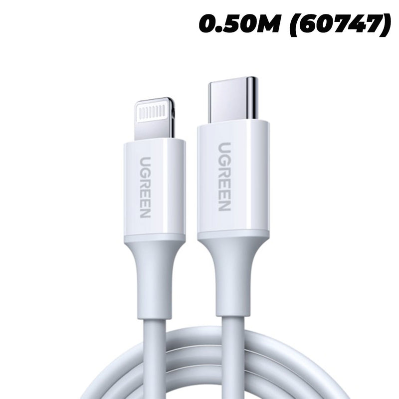 UGreen Lightning To Type-C 2.0 Male Cable (White) (US171)