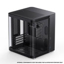Jonsbo TK-1 M-ATX Separated Cabinet Computer Case (Black, White)