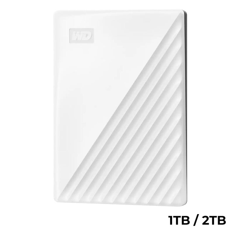 WD My Passport Portable External HDD (White)