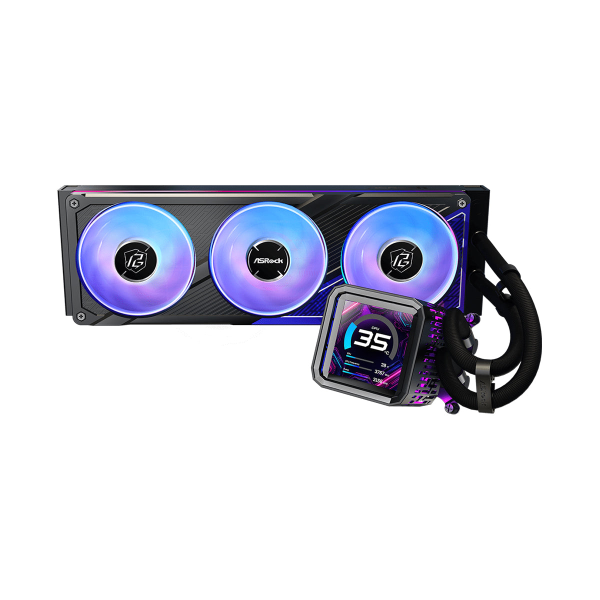 ASRock Phantom Gaming 360 LCD AIO Liquid Cooler