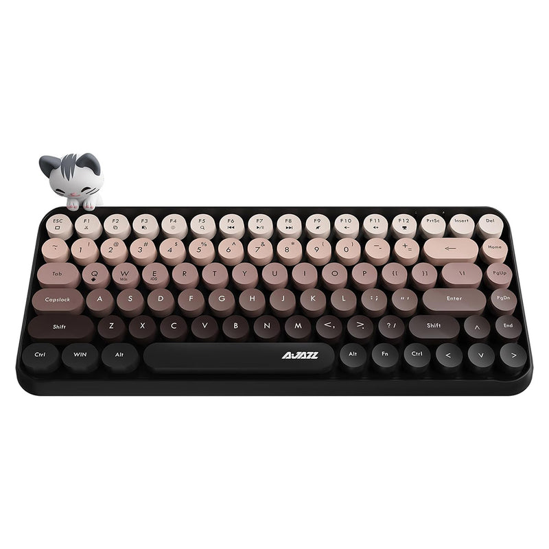 Ajazz 308I 84-Keys Bluetooth Wireless Membrane Keyboard (Bean Paste)