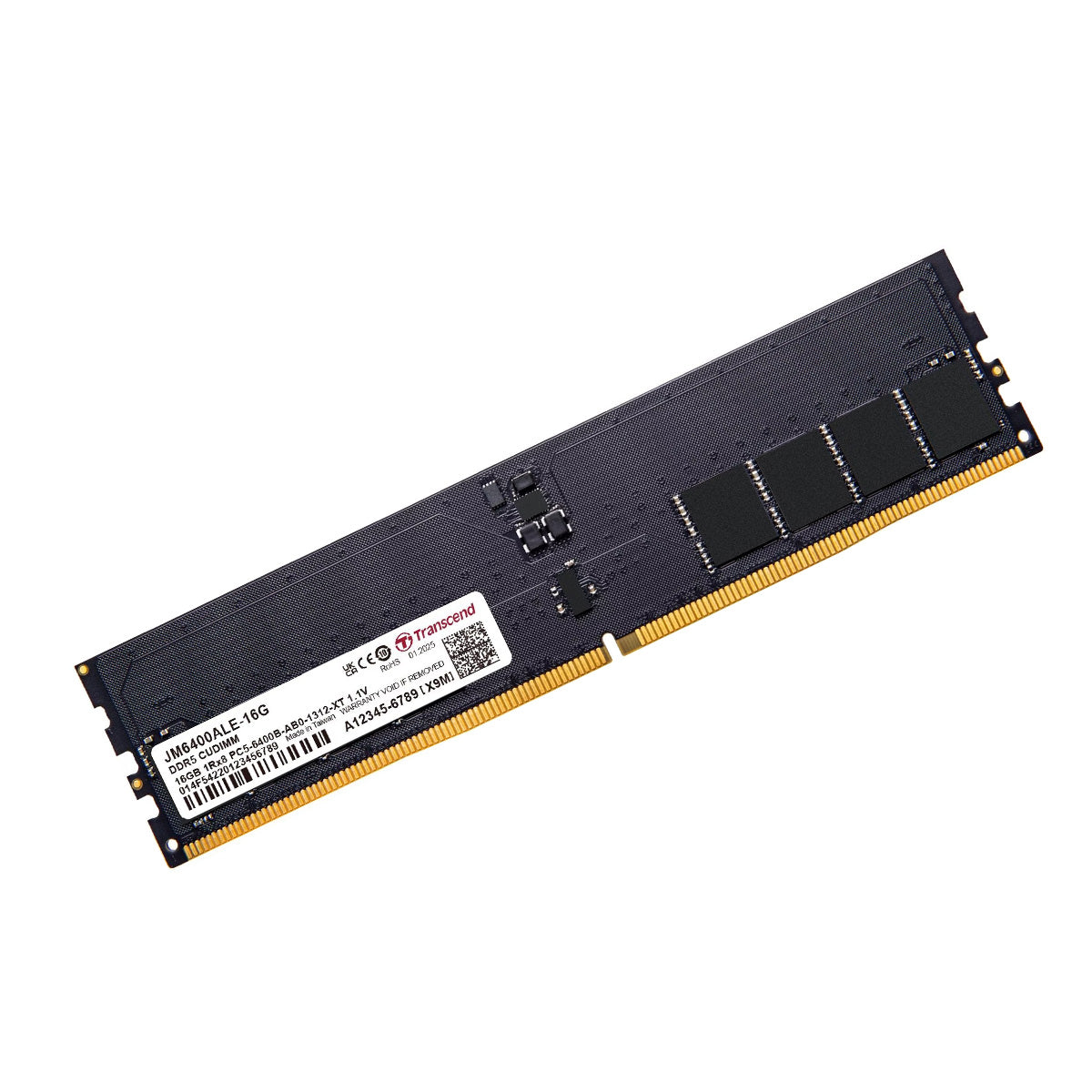 Transcend JetRam 16GB DDR5 6400MHz CUDIMM 1Rx8 CL52 1.1V (JM6400ALE-16G)