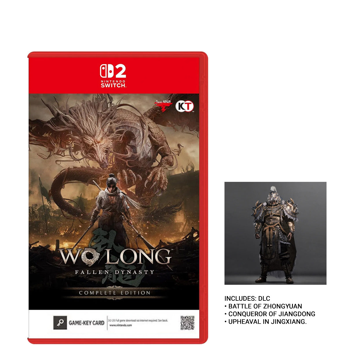 Nintendo Switch 2 Wo Long Fallen Dynasty Complete Edition Game Key Card (SEA)