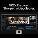 LG UltraFine 40U990A-W 5K2K 40" WUHD (5120x2160) 120Hz 5ms GtG Nano IPS Gaming Monitor with Thunderbolt 5 PD 96W and Height, Tilt & Swivel Adjustment (White)