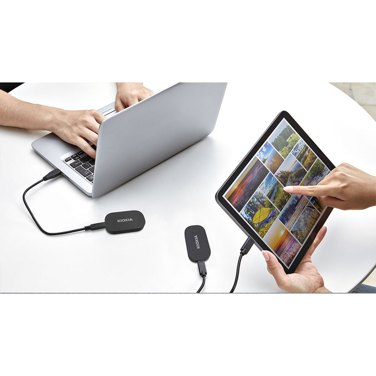 Kioxia Exceria Plus G2 USB 3.2 Gen 2 1050MB/s Read Type-C/A Portable SSD (1TB, 2TB) (LXD20K001TG8, LXD20K002TG8)