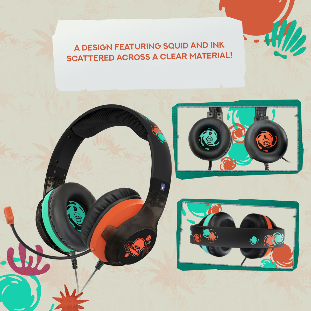 Hori Gaming Headset for Nintendo Switch 2 (Splatoon Raiders) (NSX-240A)