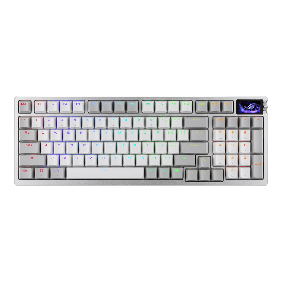 Asus M902 ROG Azoth 96% Wireless Analog Gaming Keyboard (ROG HFX V2 Magnetic Switch) (White)