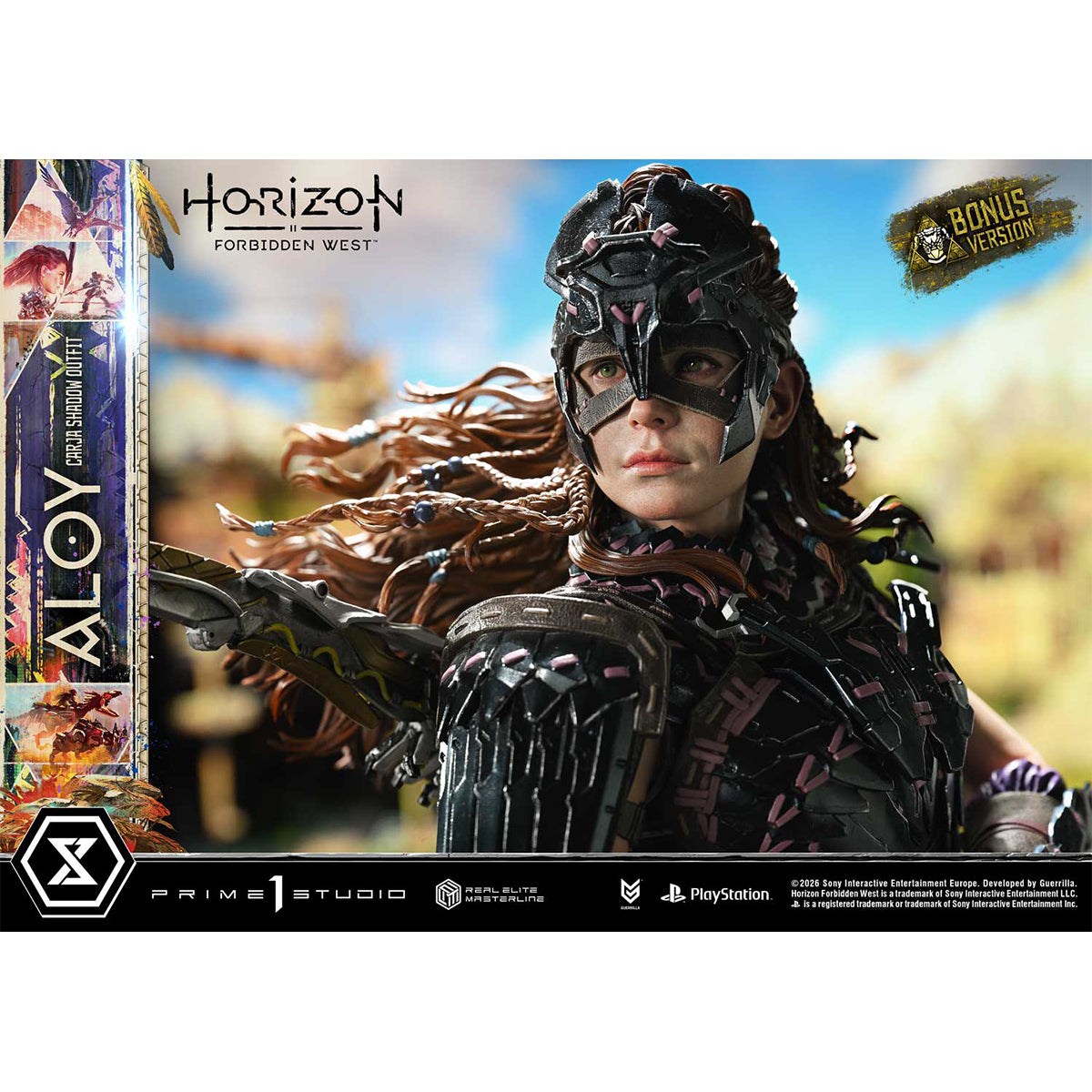 Real Elite Masterline Horizon Forbidden West Aloy Carja Shadow Outfit