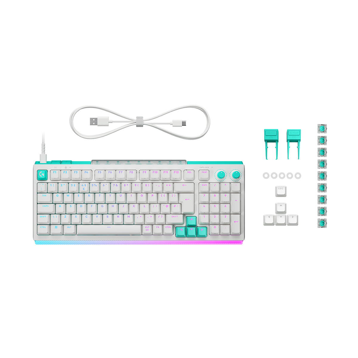 Logitech G512 X 98 Dual Swap TMR Analog/Mechanical 8k Gaming Keyboard