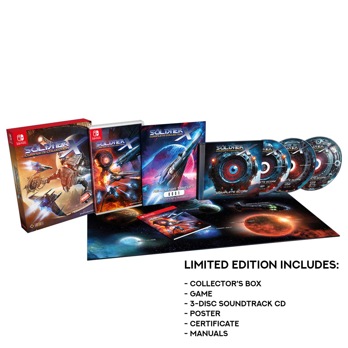 Nintendo Switch Soldner-X Complete Collection Limited Edition (Asian)