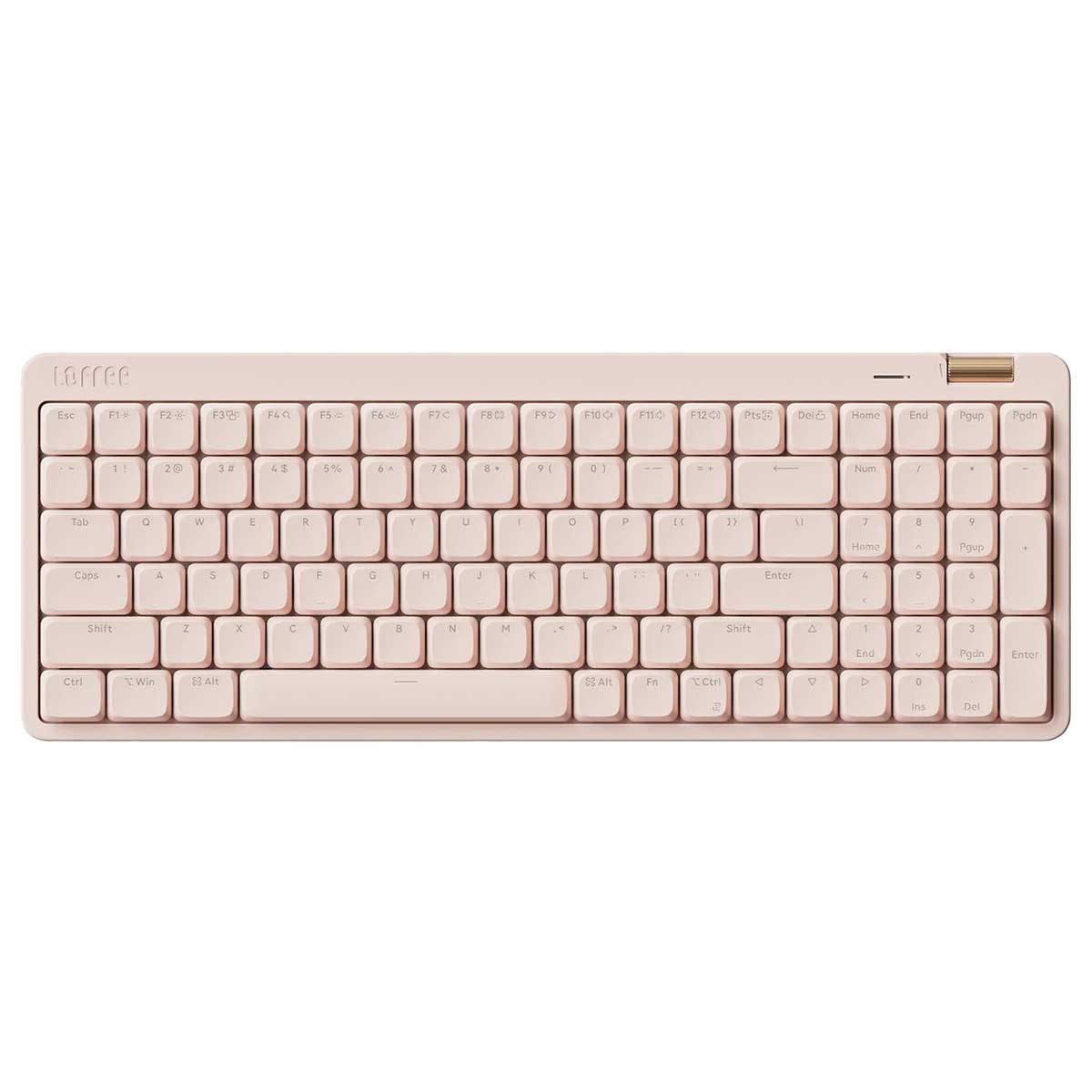 Lofree Flow Lite 100 Keys Triple Mode Low Profile Mechanical Keyboard (Pink)