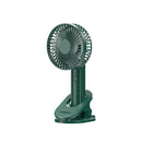 Vyvylabs D02 Handheld Foldable Clip Fan (Green, Dark Green, White) (VKD02-GN, VKD02-DGN, VKD02-WH)
