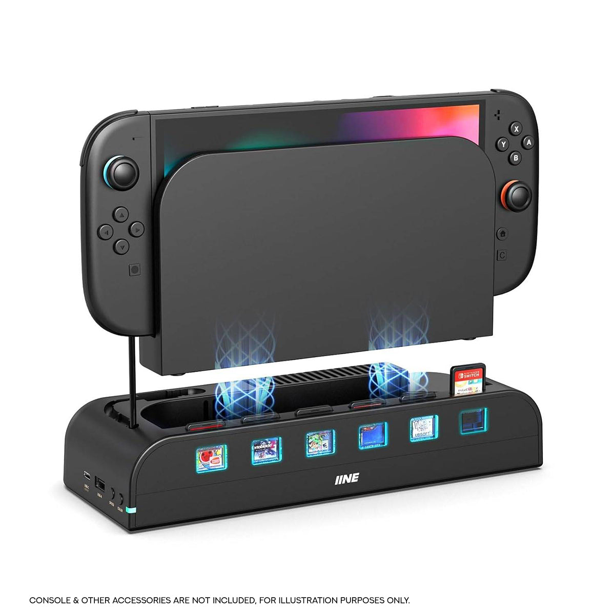 IINE Dock-Synced Auto Cooling Fan for Nintendo Switch 2 (L1259)