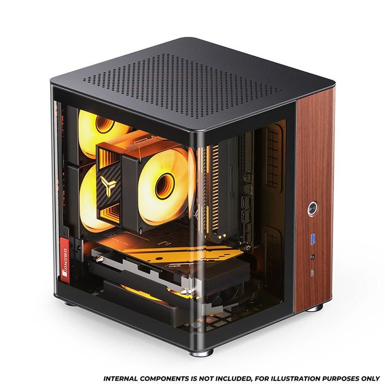 Jonsbo TK-0 ITX Separated Cabinet Computer Case (Black, White)