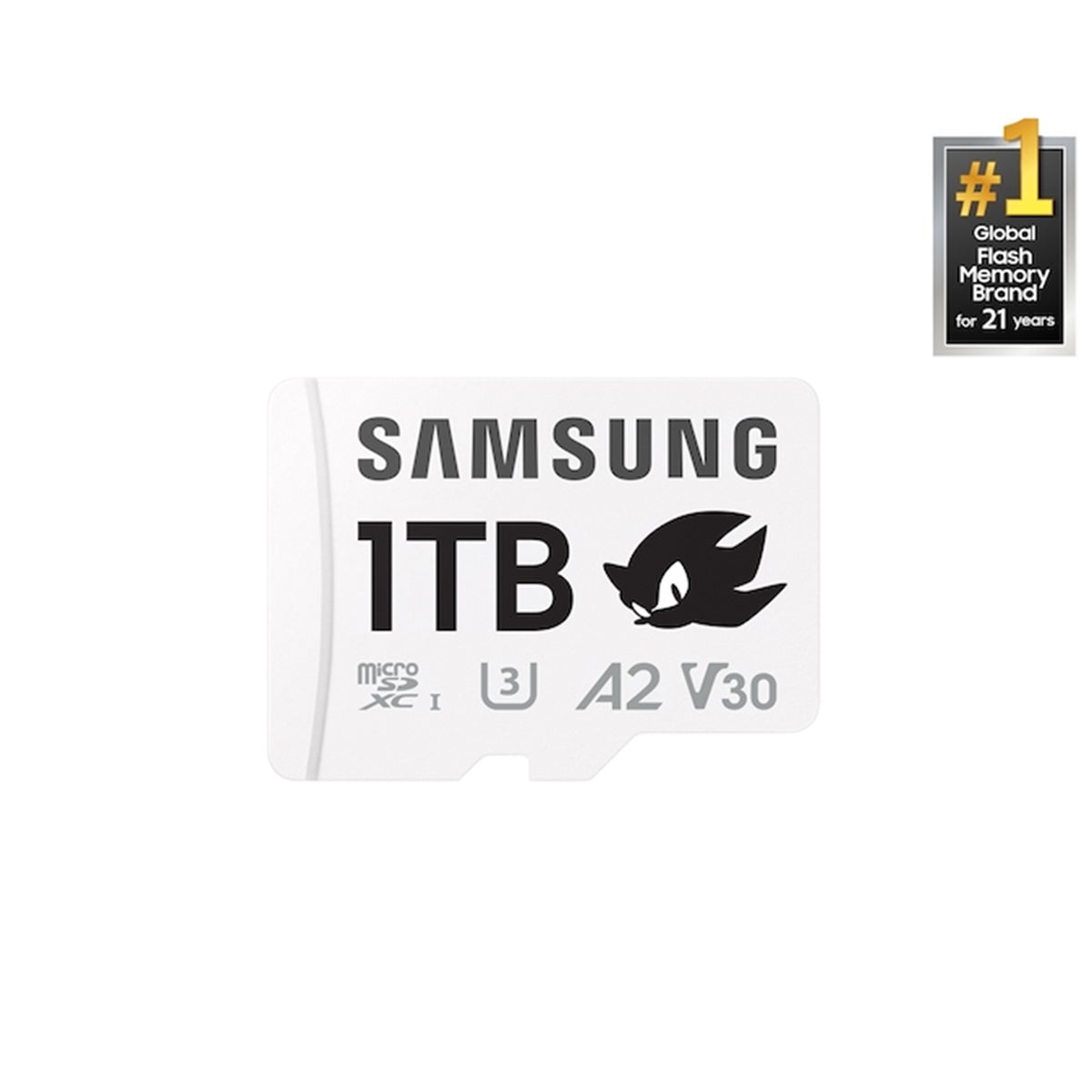 Samsung Pro Plus Sonic The Hedgehog UHS-I 180MB/s Read microSDXC Card with Adapter (512GB, 1TB)