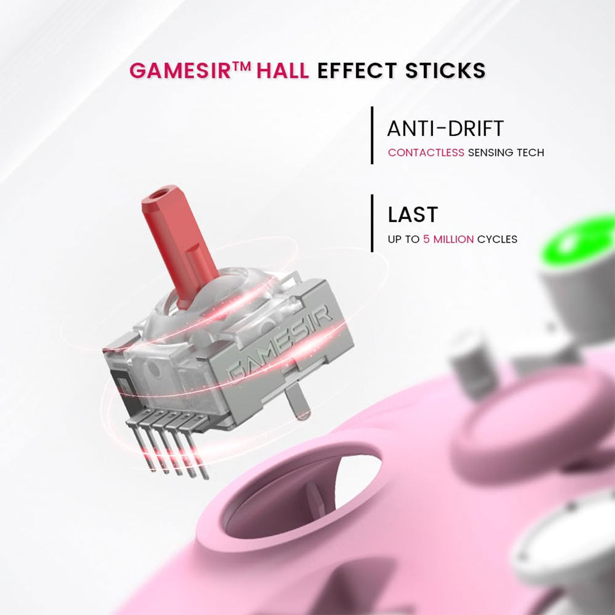 Gamesir T4 Cyclone Pro Multi-Platform Wireless Gamepad with Hall Effect Sticks and Triggers