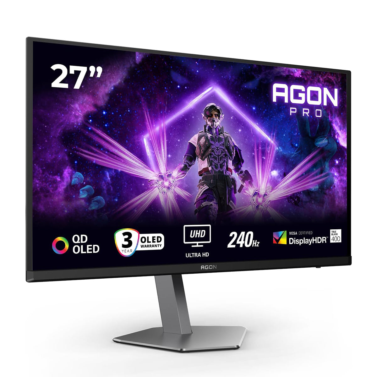 AOC Agon Pro AG276UZD 26.5" UHD (3840x2160) 240Hz 0.03ms GTG QD-OLED Gaming Monitor