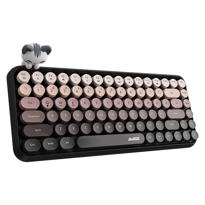 Ajazz 308I 84-Keys Bluetooth Wireless Membrane Keyboard (Bean Paste)