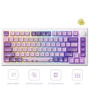 Akko MOD 007 HE PC Wired RGB Hot-Swappable Mechanical Keyboard (Purple Melody) (Akko Cream Yellow Magnetic Switch)