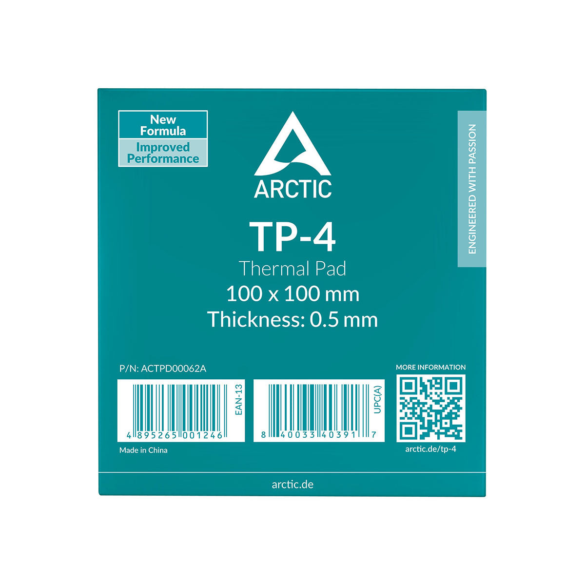 Arctic TP-4 (100x100mm | 0.5mm) Premium Performance Thermal Pad (ACTPD00062A)