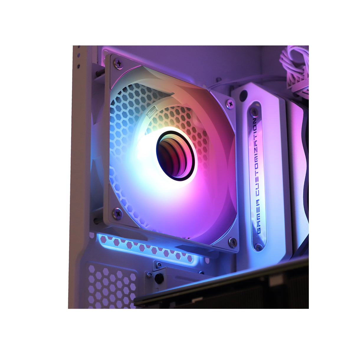 Thermalright TL-C12W-S V3 120MM PWM ARGB CPU Cooling Fan (White) (3-Pack)