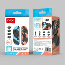 Ipega 6-in-1 Silicone Sleeve Gamer Kit for Nintendo Switch 2 (Black, Black/Grey, Blue/Orange/Black)