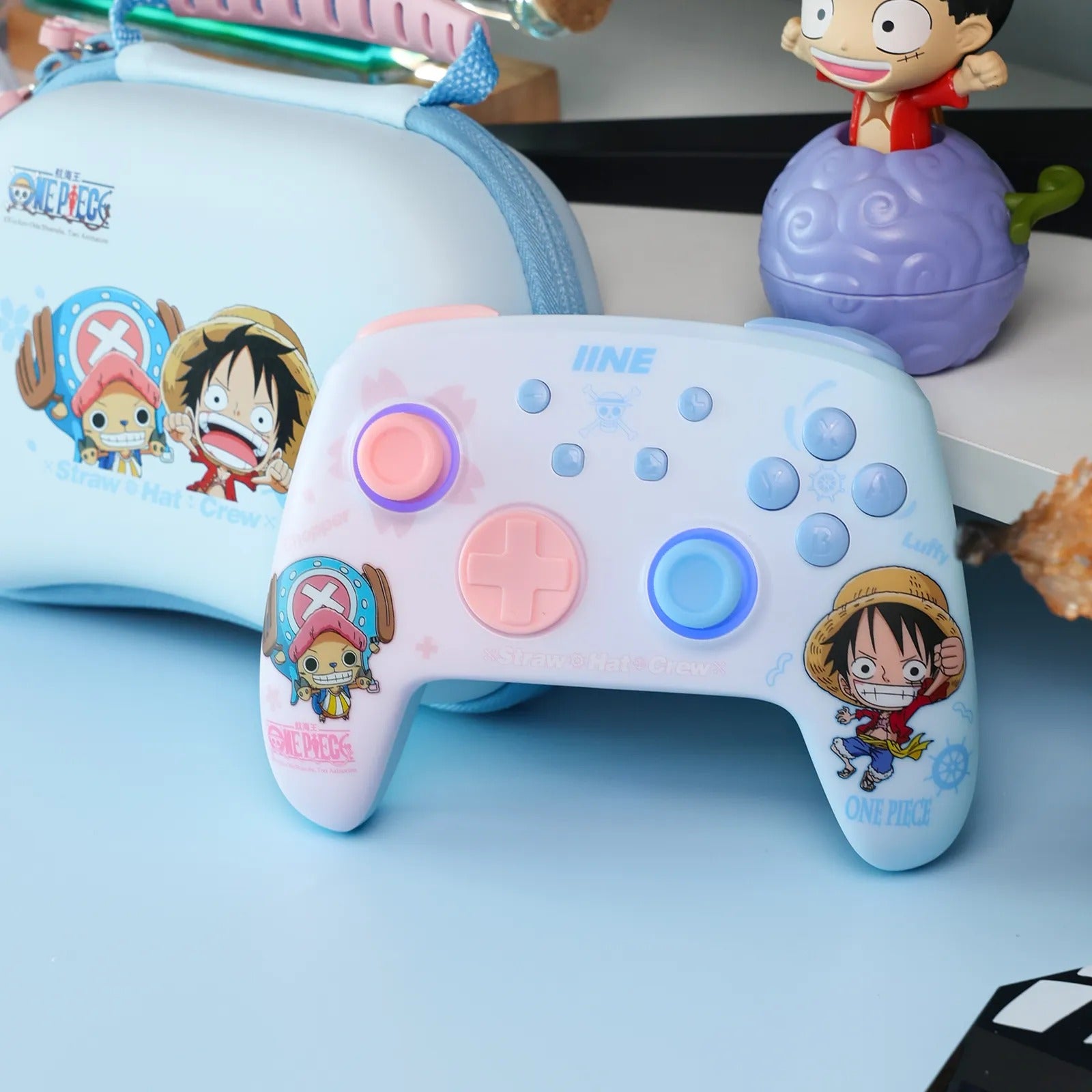 IINE Wireless Controller + Storage Bag  (Luffy & Chopper) Bundle (L916)] | DataBlitz