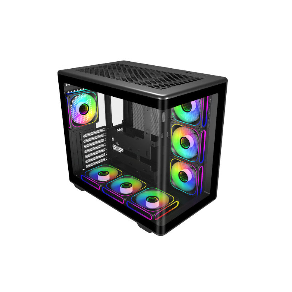 Cooler Master Elite 600 TG ATX Mid-Tower PC Case with USB-C Port