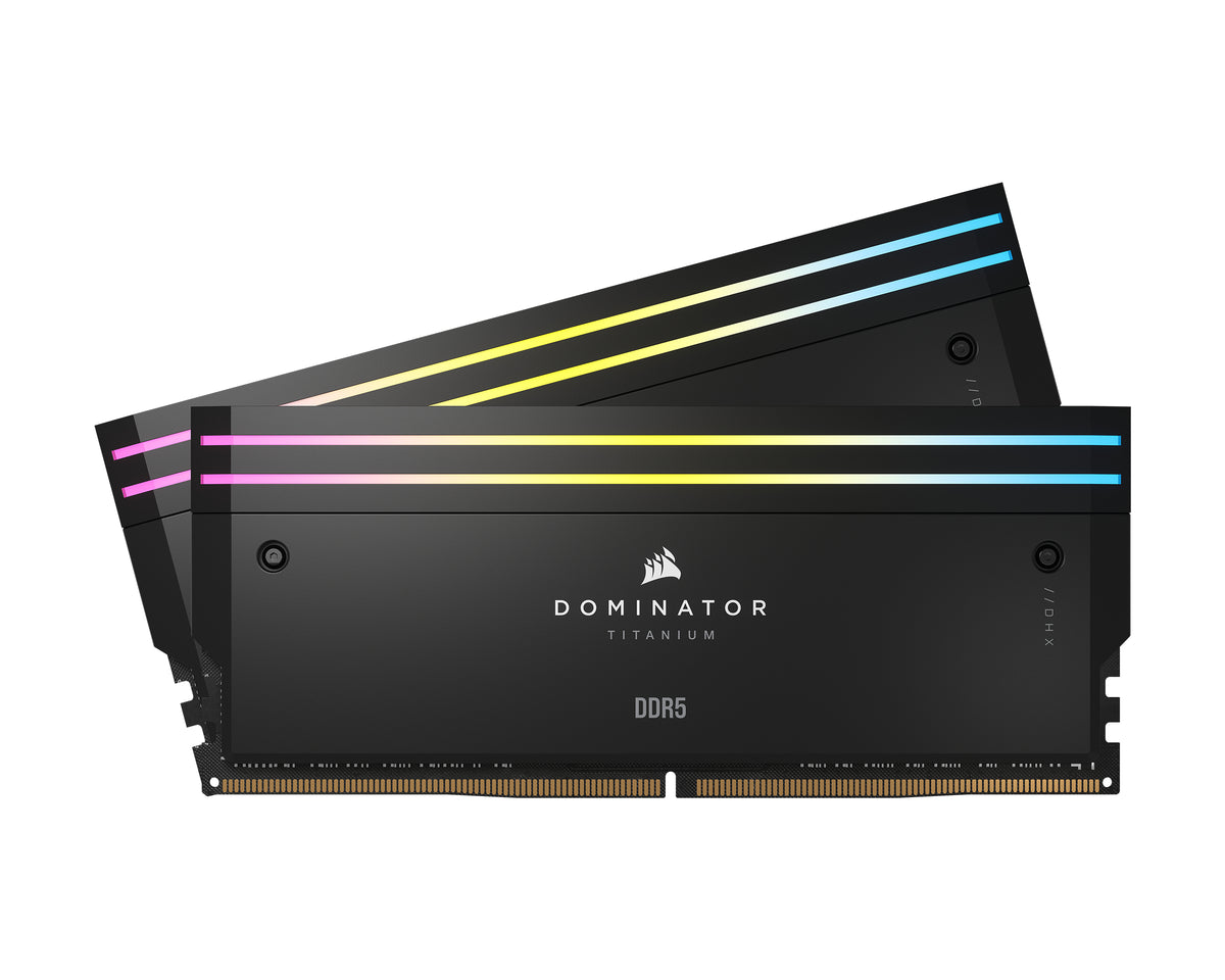 Corsair Dominator Titanium RGB 32GB (2X16GB) DDR5 DRAM 6600MHz CL32 Intel XMP Memory | DataBlitz