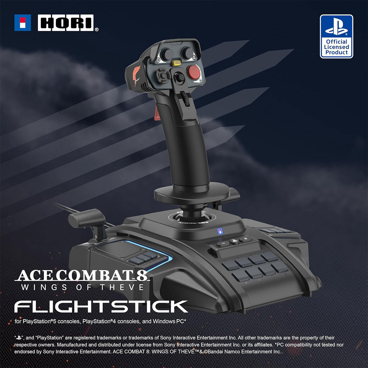 Hori Ace Combat 8 Wings of Theve Flight Stick for PS5 / PS4 / PC (SPF-034A)