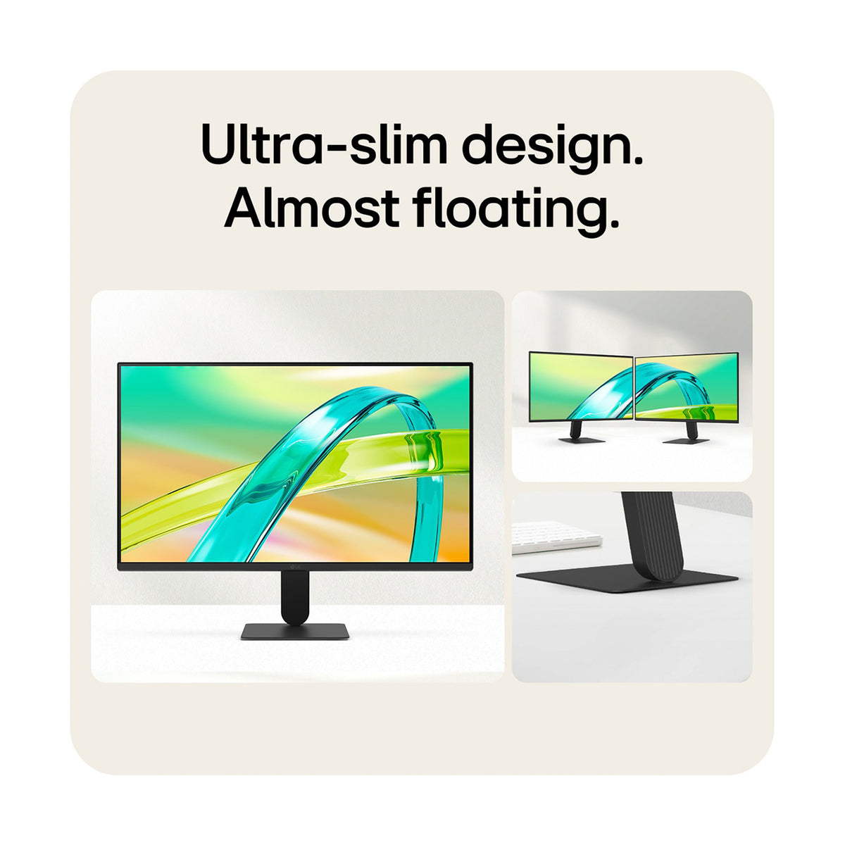 LG 24U411B-B 24" FHD (1920x1080) 144Hz 1Ms MBR 5Ms GTG IPS Monitor With Tilt Adjustment