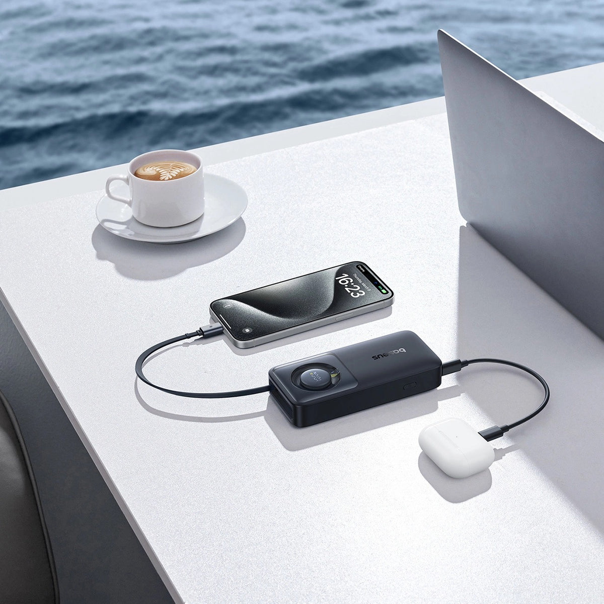 Baseus Free2Pull Power Bank 10000mAh 30W with Retractable USB-C Cable