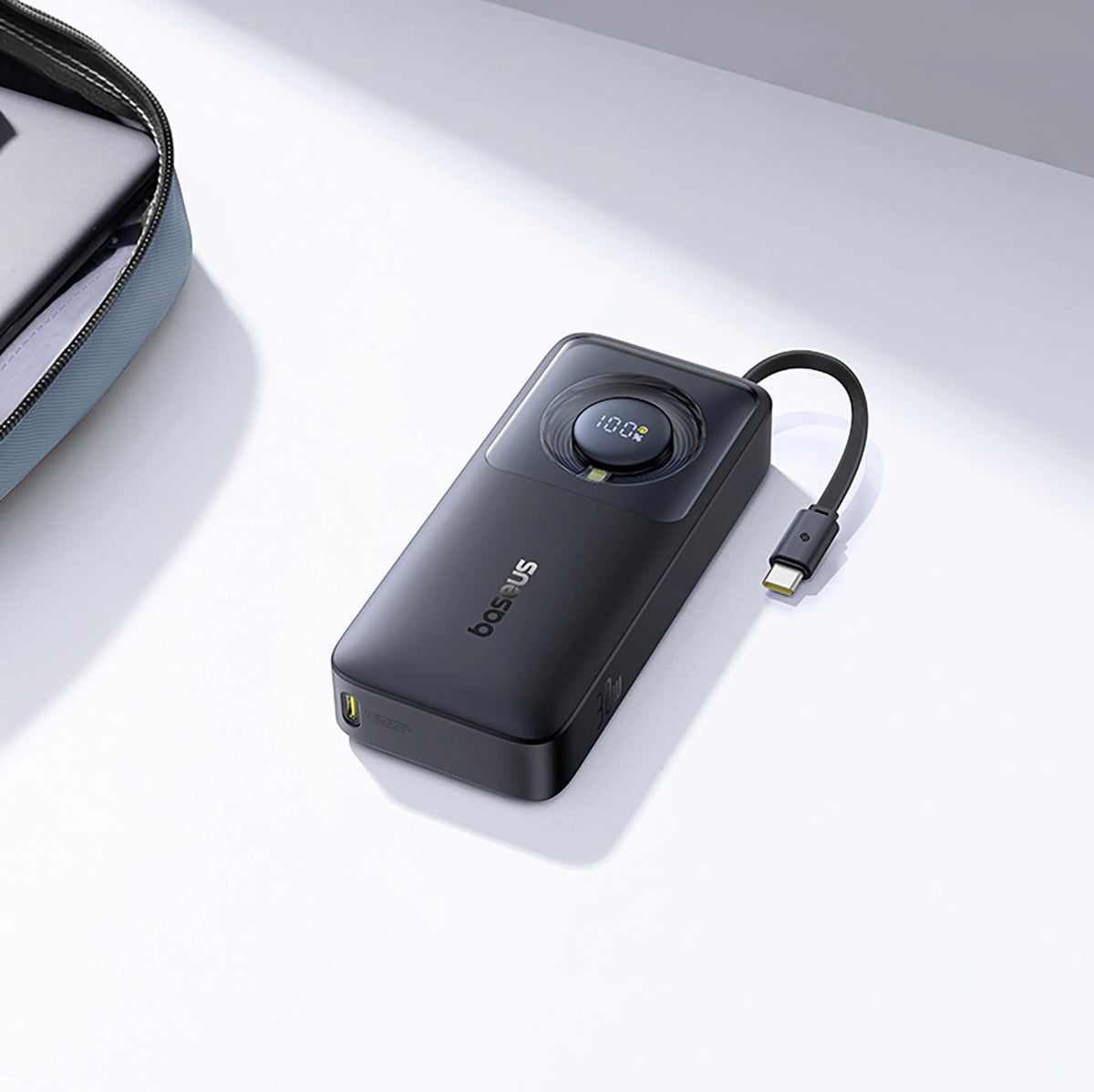 Baseus Free2Pull Power Bank 10000mAh 30W with Retractable USB-C Cable