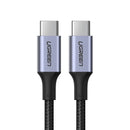 Ugreen Type C 2.0 Male to Type C 2.0 Male 5A Data Cable - 0.5m (Black) (US316/20478)
